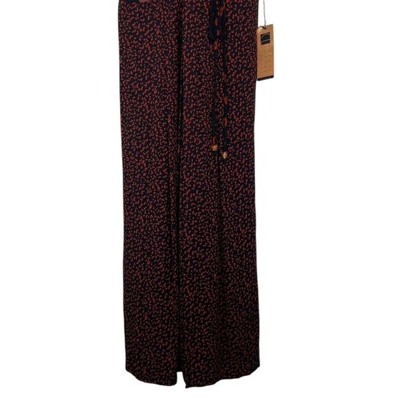 Vintage‎ Carole Little Artsy Jumpsuit Sz 6 NEW Wide Leg Geometric Print Boho - Picture 5 of 11